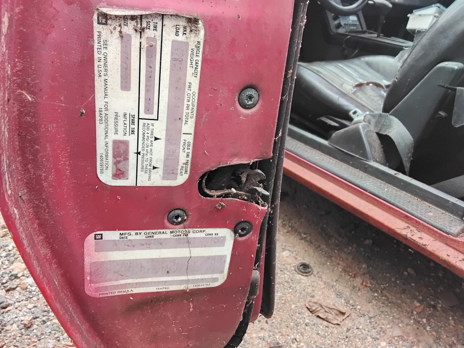 1984 PONTIAC FIREBIRD