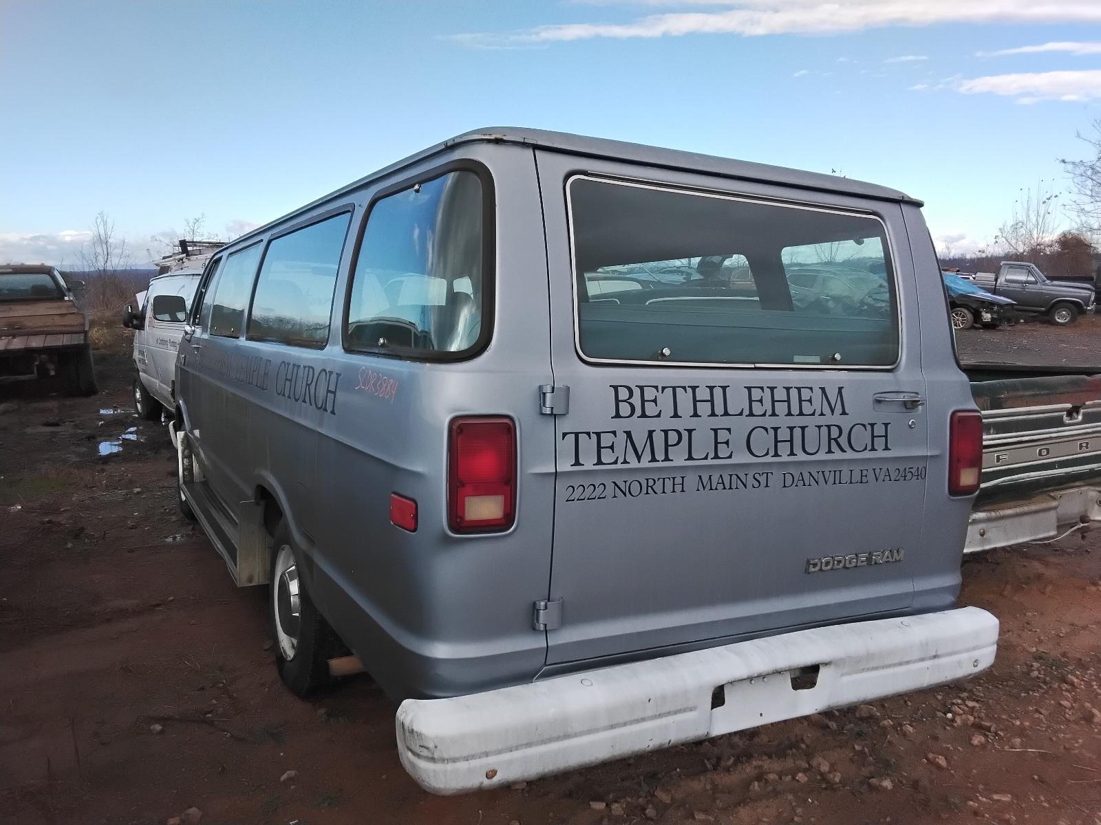 1986 DODGE DODGE 350 VAN