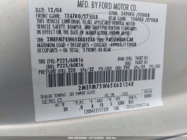 2005 MERCURY GRAND MARQUIS