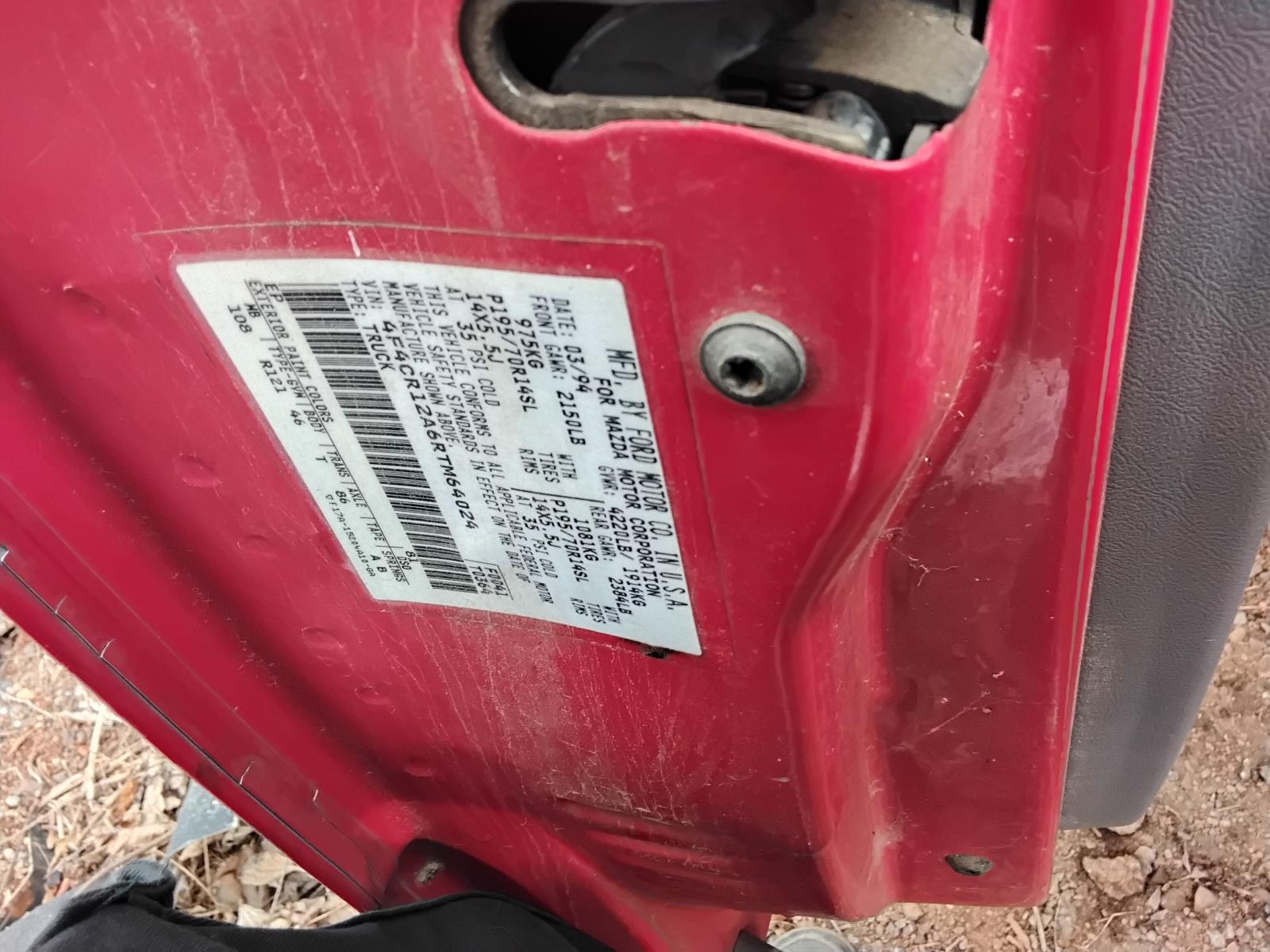 1994 MAZDA MAZDA B-2300