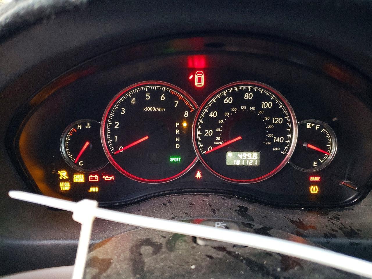 2009 SUBARU LEGACY
