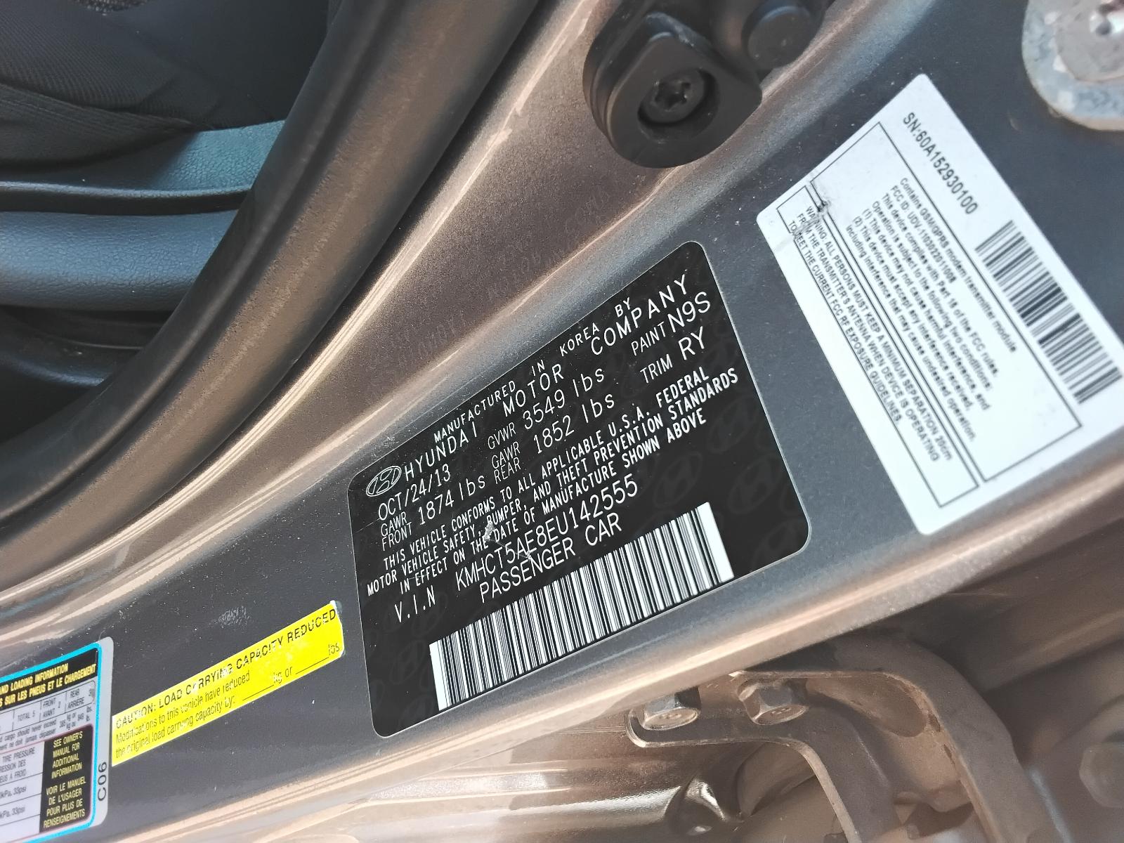 2014 HYUNDAI ACCENT