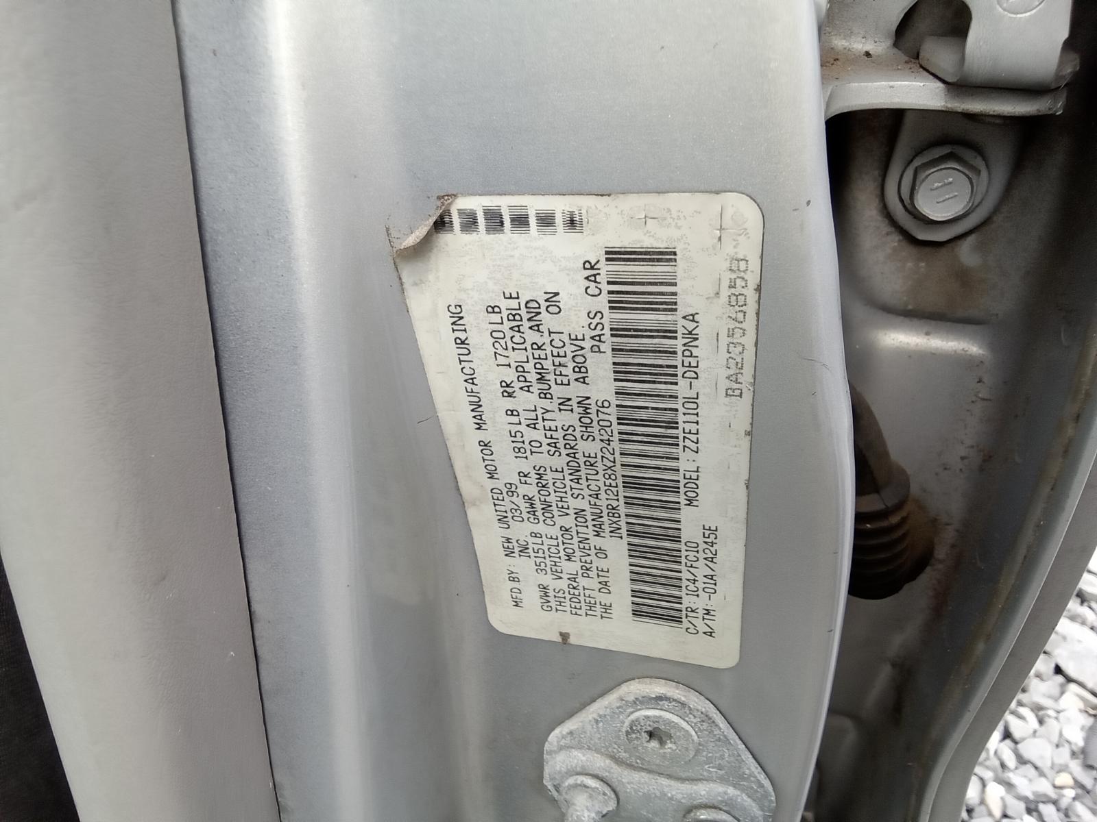 1999 TOYOTA COROLLA