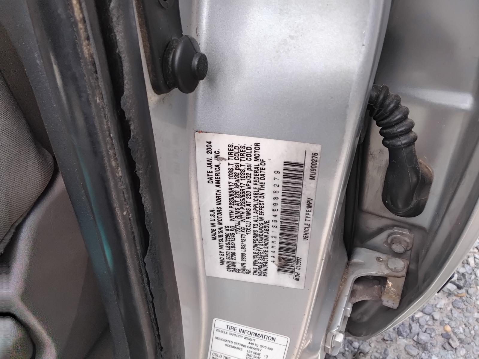 2004 MITSUBISHI ENDEAVOR