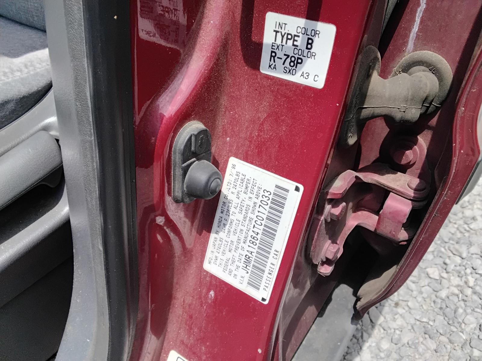 1996 HONDA ODYSSEY
