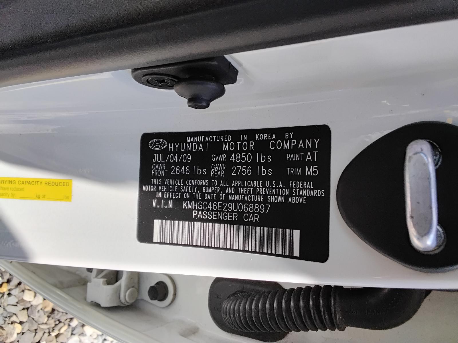 2009 HYUNDAI GENESIS