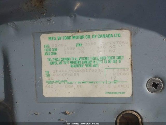 1989 FORD TEMPO
