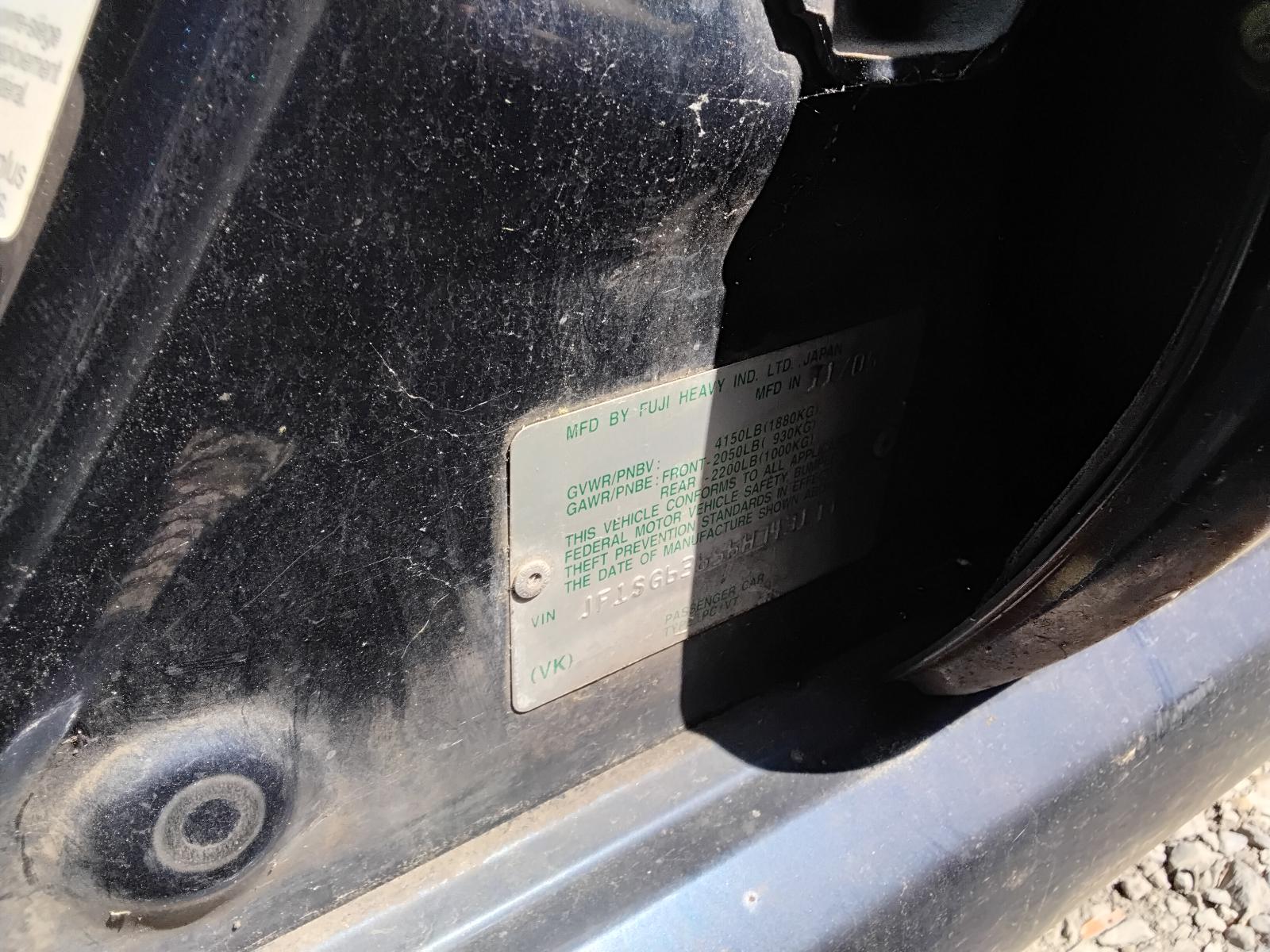 2006 SUBARU FORESTER
