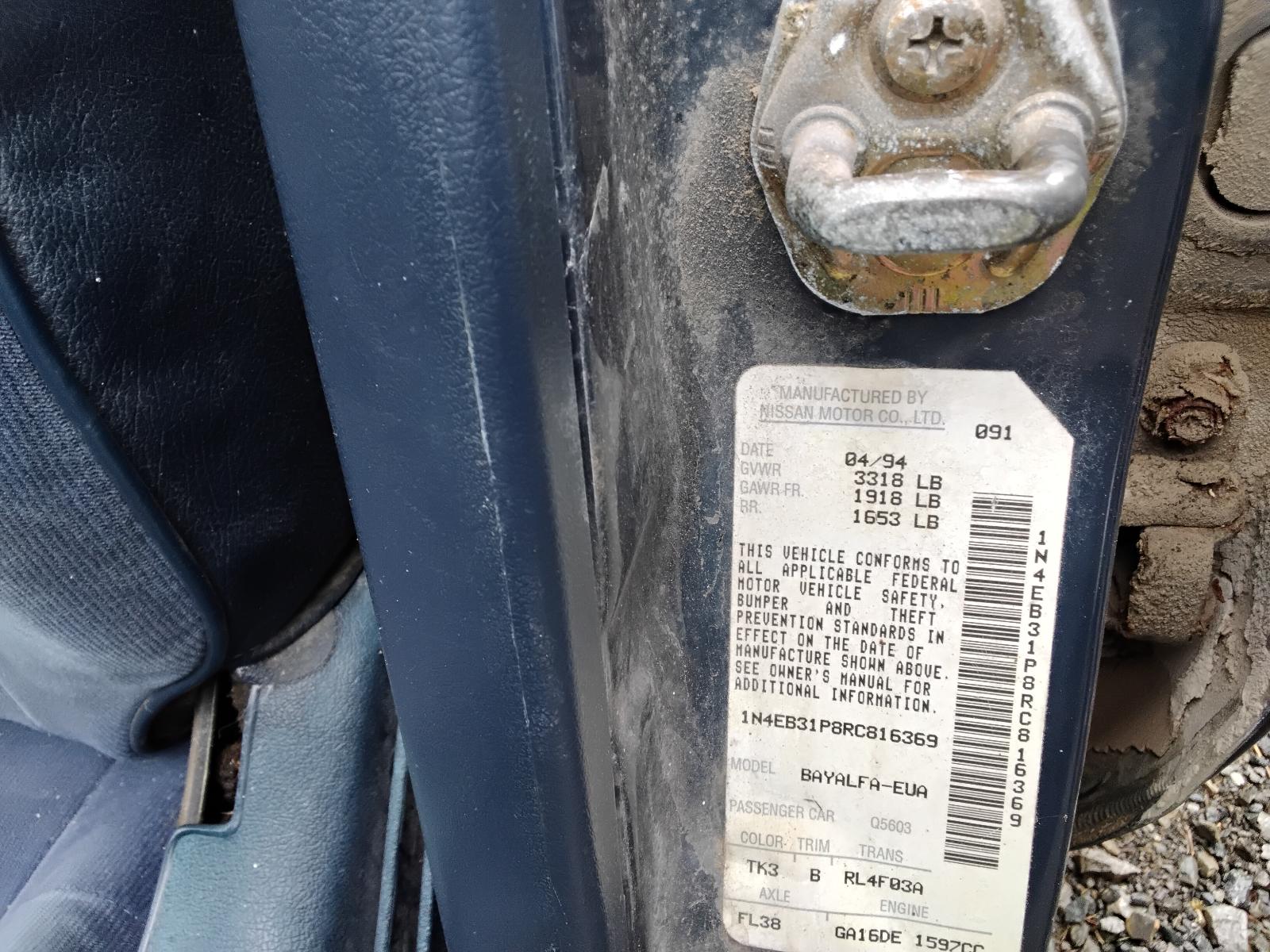 1994 NISSAN SENTRA